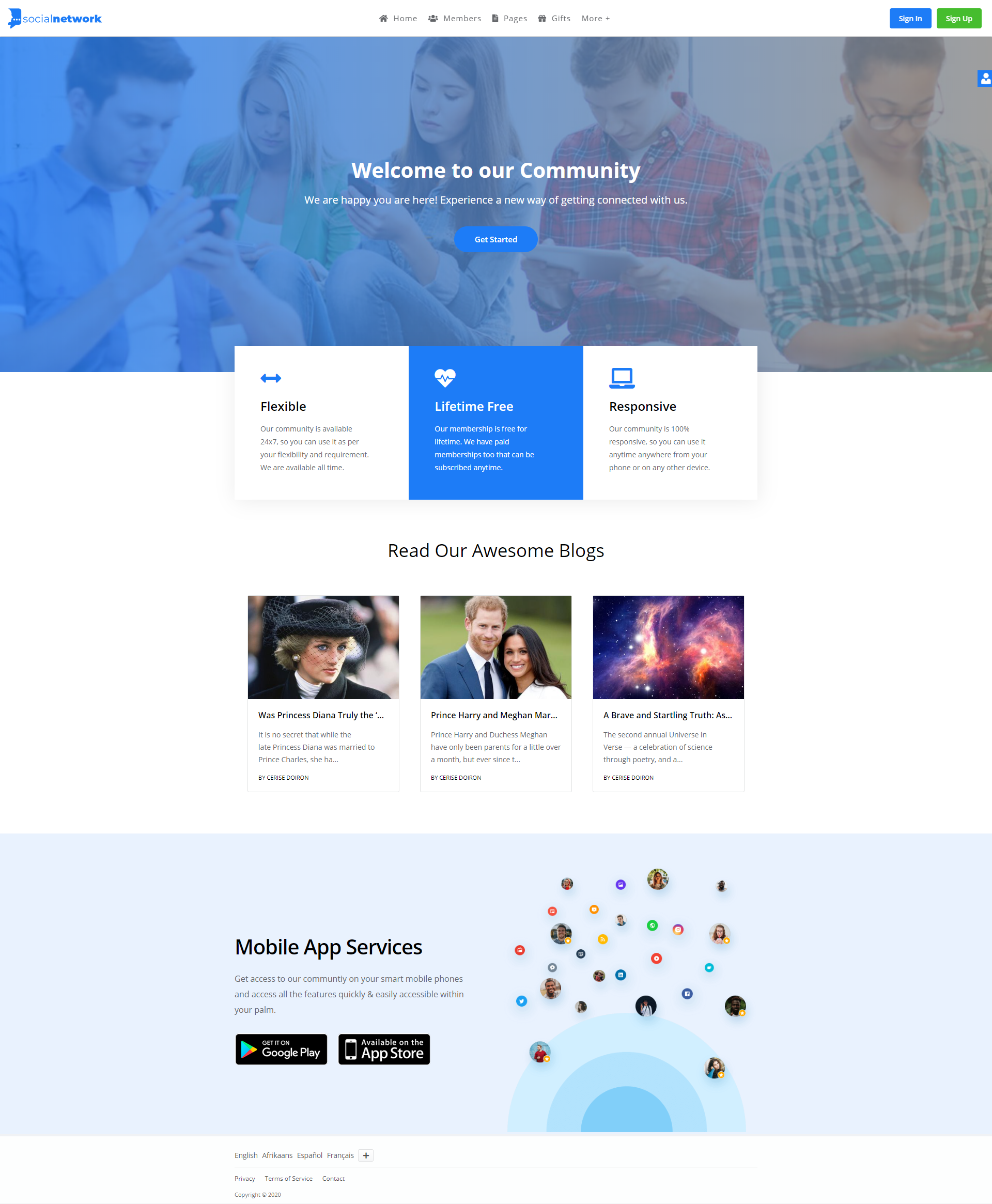Attractive Landing Page 2
