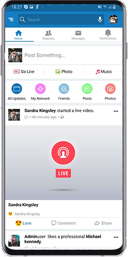 Android For Live Streaming Live Streaming Integration | Feature Embellishment in Android Mobile Apps