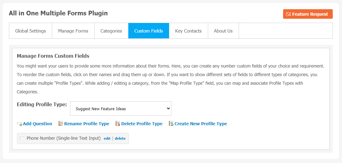 All in One Multiple Forms Plugin