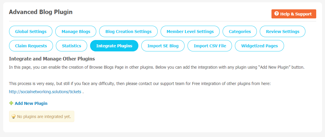 Advanced Blog Plugin