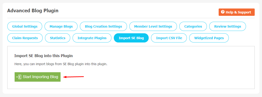 Advanced Blog Plugin