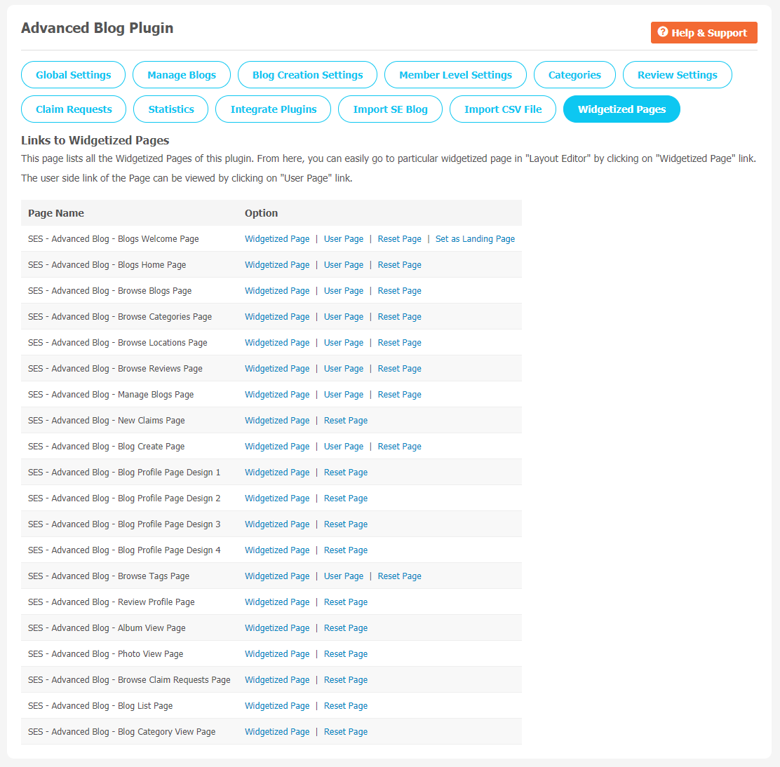 Advanced Blog Plugin