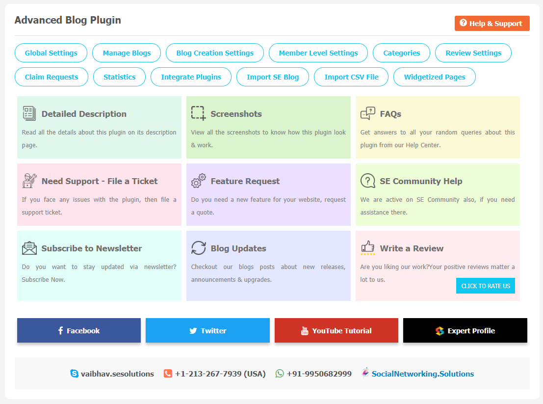 Advanced Blog Plugin