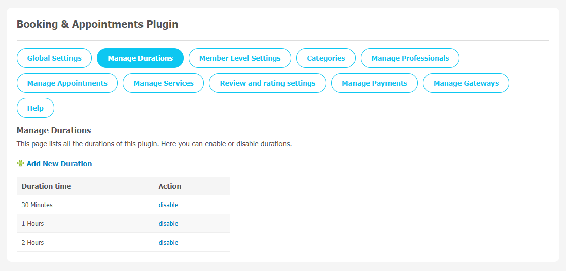 Booking and Appointments Plugin