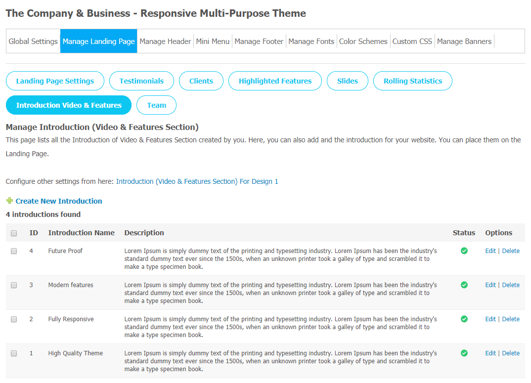 The Company & Business – Responsive Multi-Purpose Theme