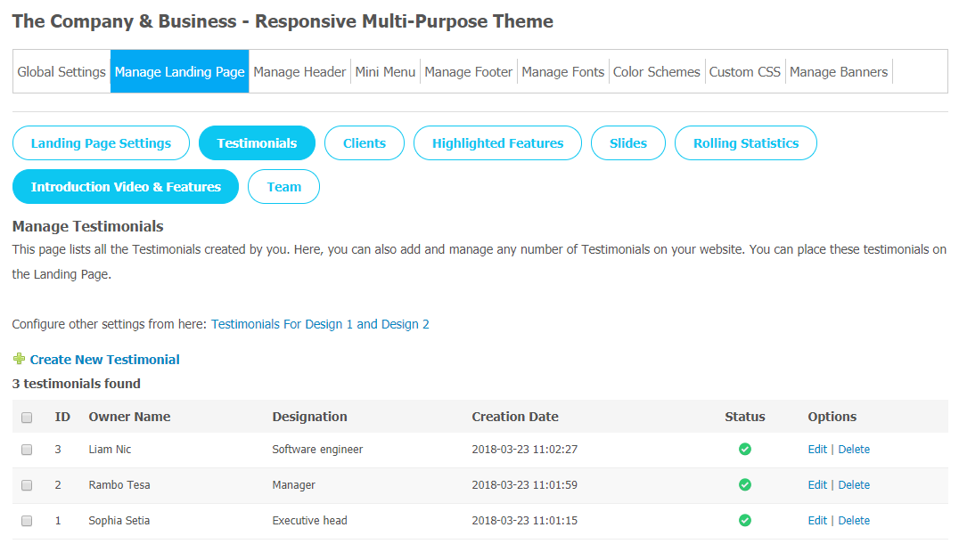 The Company & Business – Responsive Multi-Purpose Theme