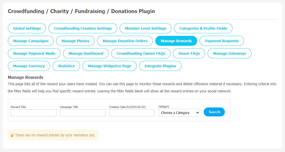 Crowdfunding / Charity / Fundraising / Donations Plugin