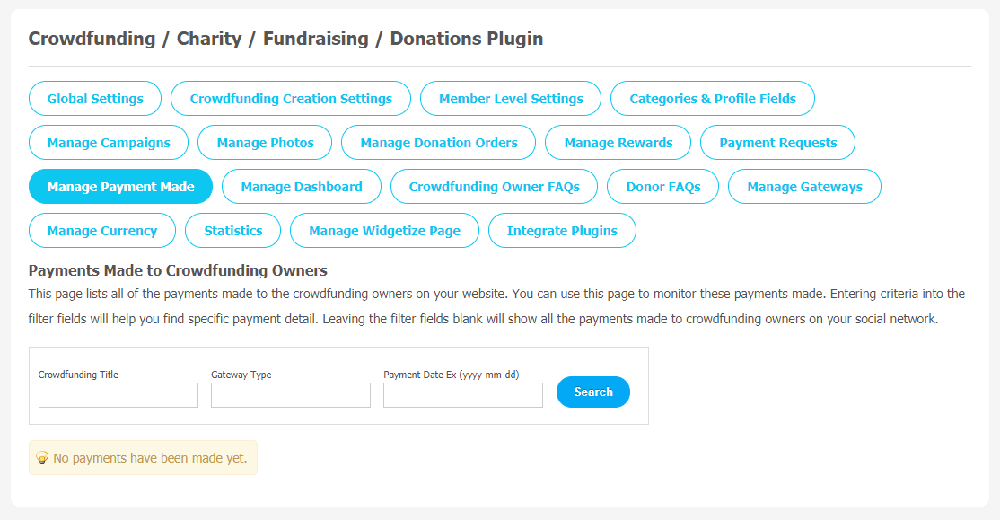 Crowdfunding / Charity / Fundraising / Donations Plugin