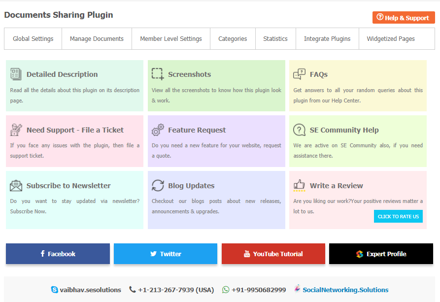 Documents Sharing Plugin