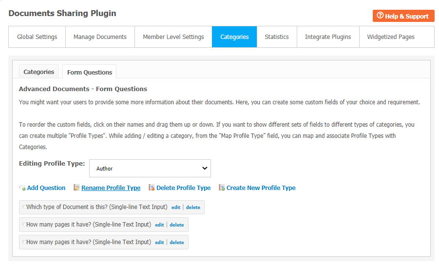 Documents Sharing Plugin