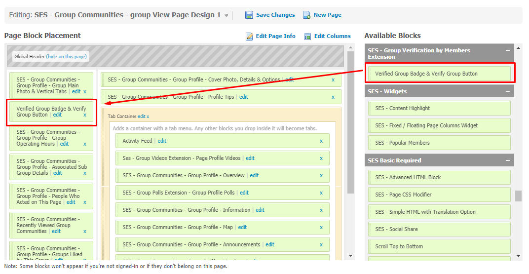 Group Verifications by Members Extension