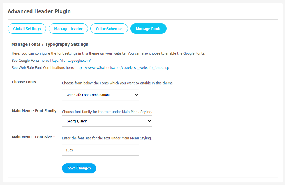 Advance Headers Plugin