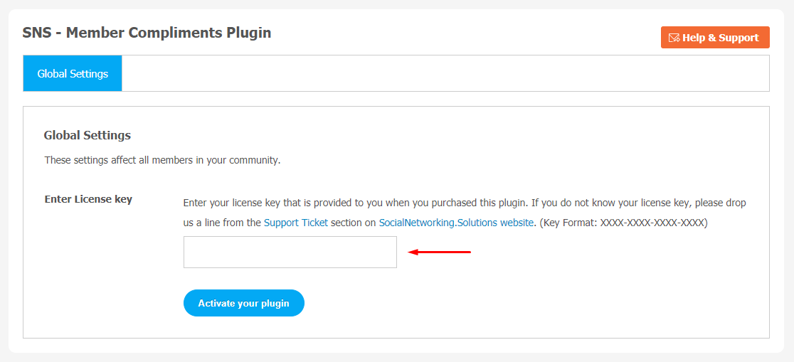 Member Compliments Plugin