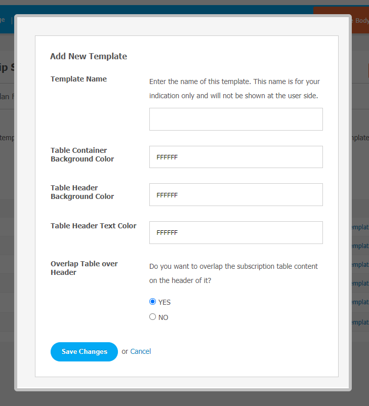 Membership Subscription Pricing Table & Plan Layout Plugin