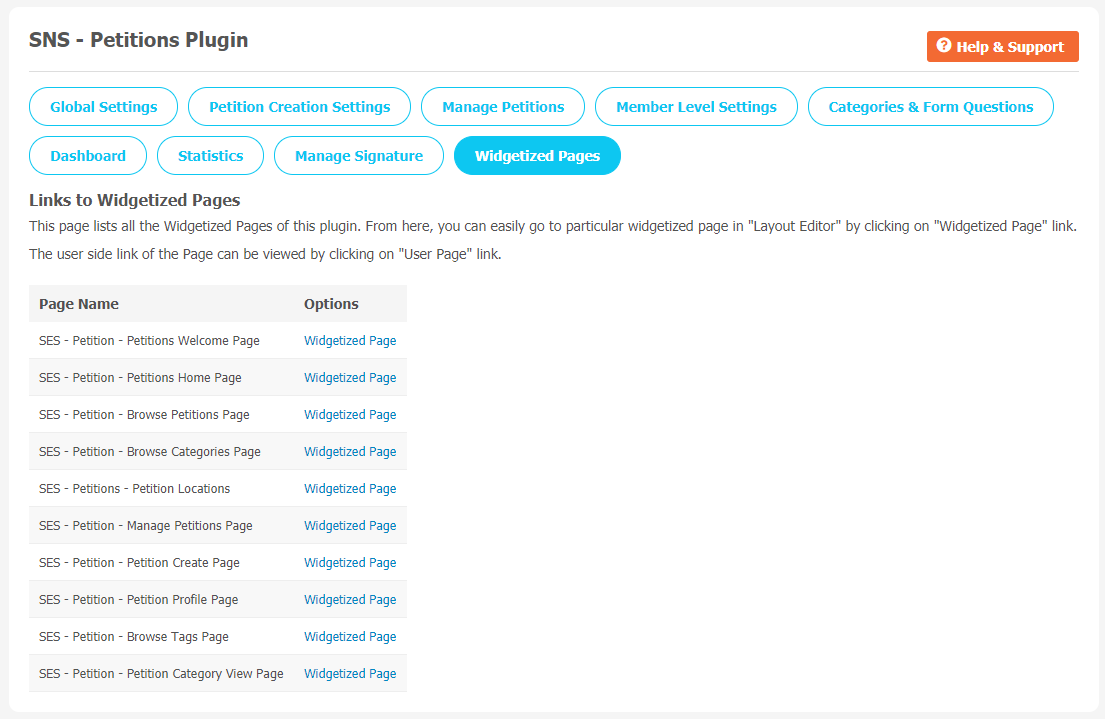 Advanced Petitions Plugin