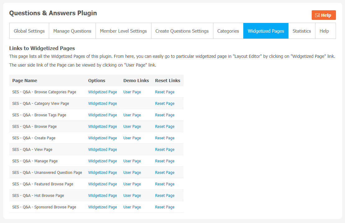 Questions & Answers Plugin