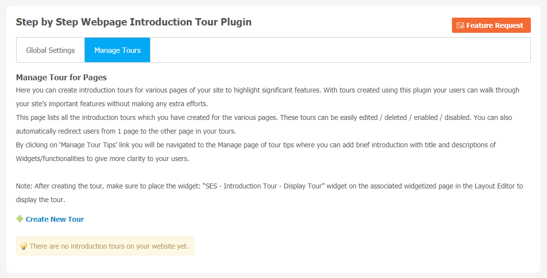 Step By Step WebPage Introduction Tour Plugin