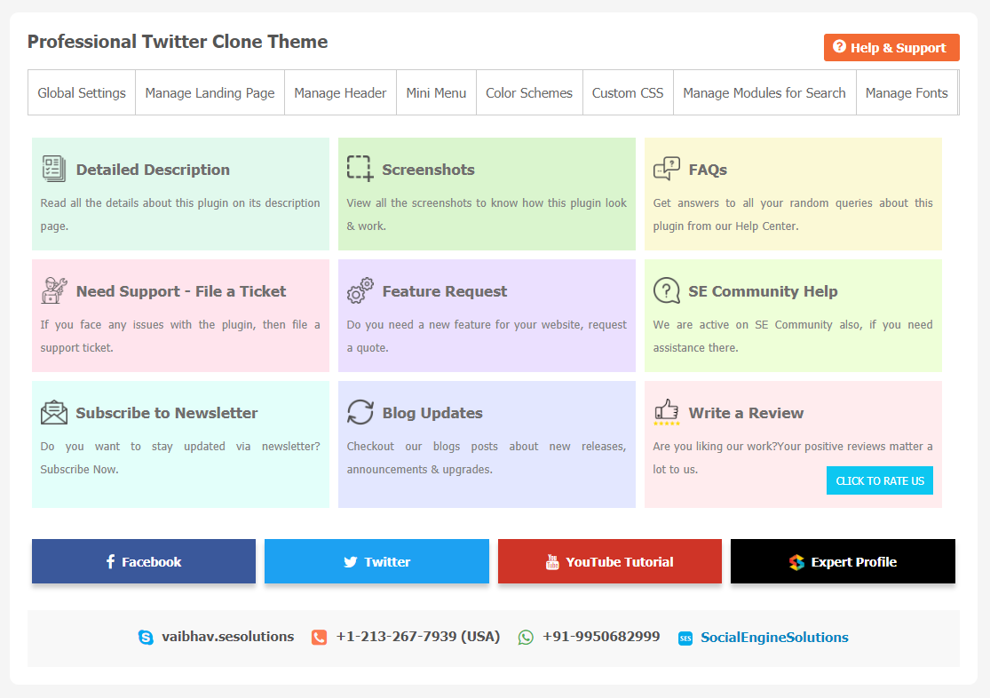 Professional Twitter Clone Theme