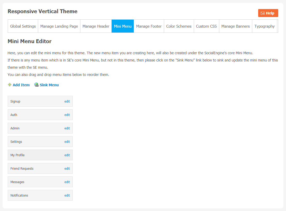 Responsive Vertical Theme