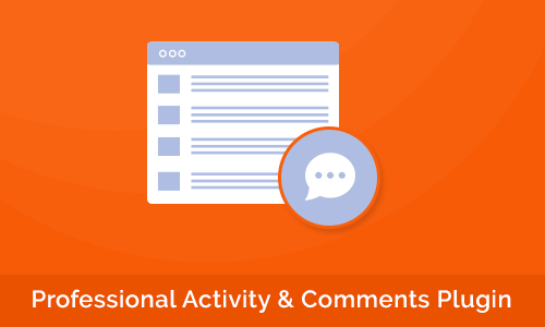 Professional Activity & Nested Comments Plugin