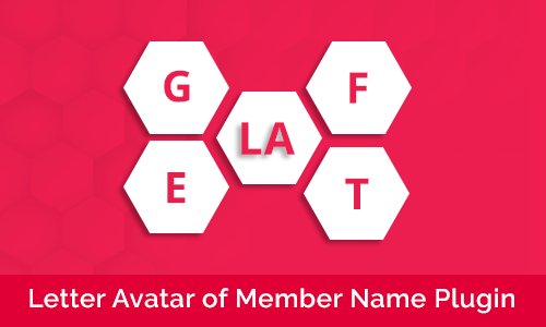 Letter Avatar of Member Name Plugin