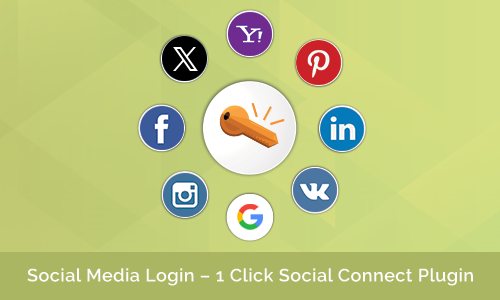 Social Media Login – 1 Click Social Connect Plugin