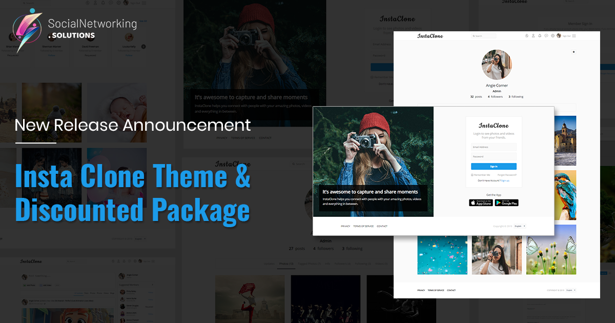 Insta Clone Theme & Discounted Package