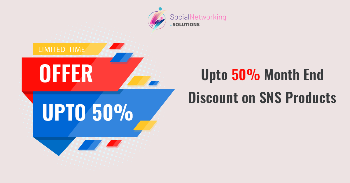 Upto 50% Month End Discount on SNS Products – May 2020
