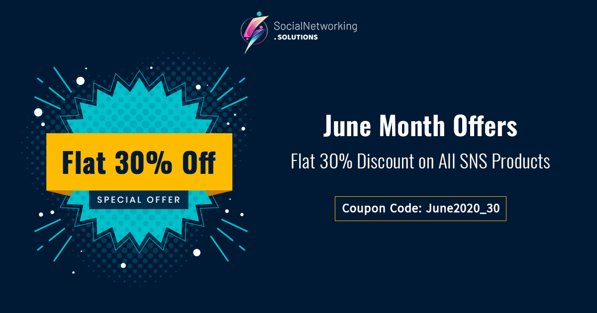 June Month Offers - Flat 30% Discount on All SNS Products