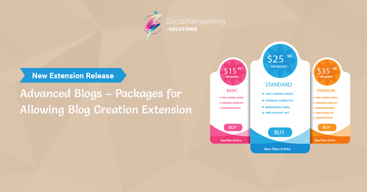 New Extension Release - Advanced Blogs – Packages for Allowing Blog Creation Extension