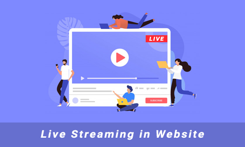 Live Streaming in Website | SocialNetworking.Solutions