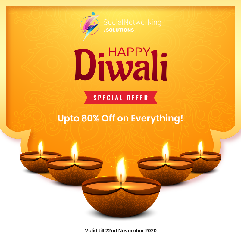 Celebrate Diwali with Bumper Sale - Get Upto 80% Off on Everything