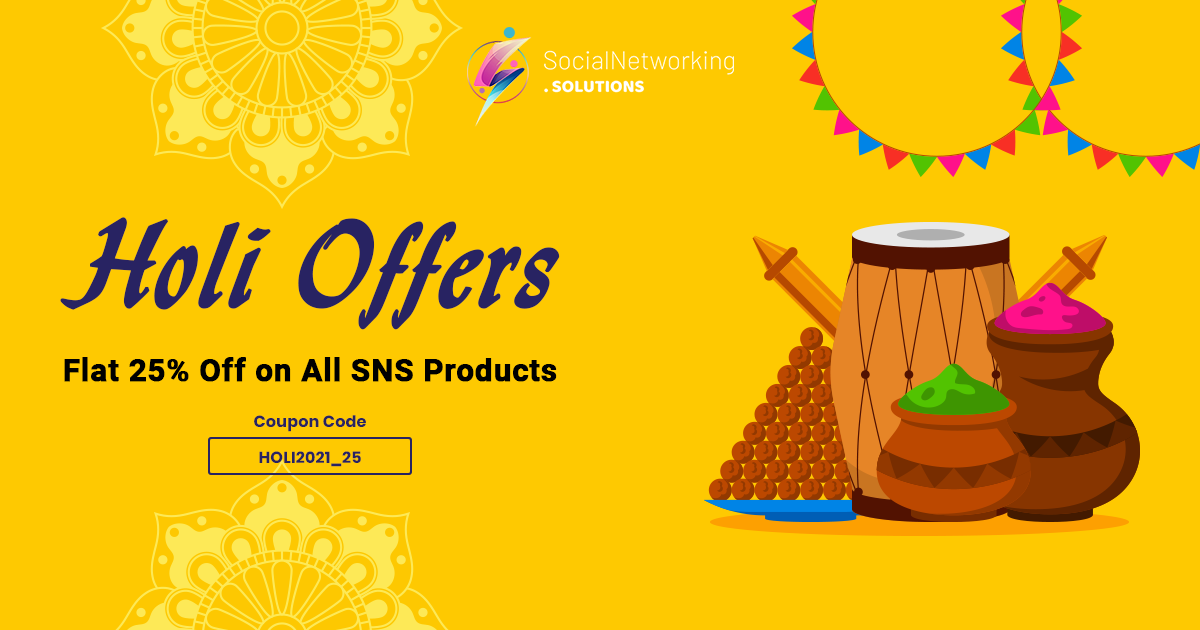 Holi 2021 Celebration with Flat 25% Off on All SNS Products
