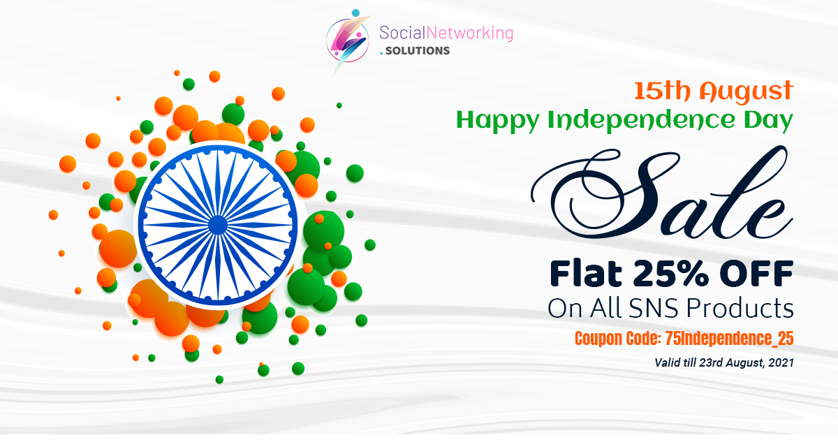 Celebrating 75th Independence Day & Raksha Bandhan with Flat 25% Off on All SNS Products