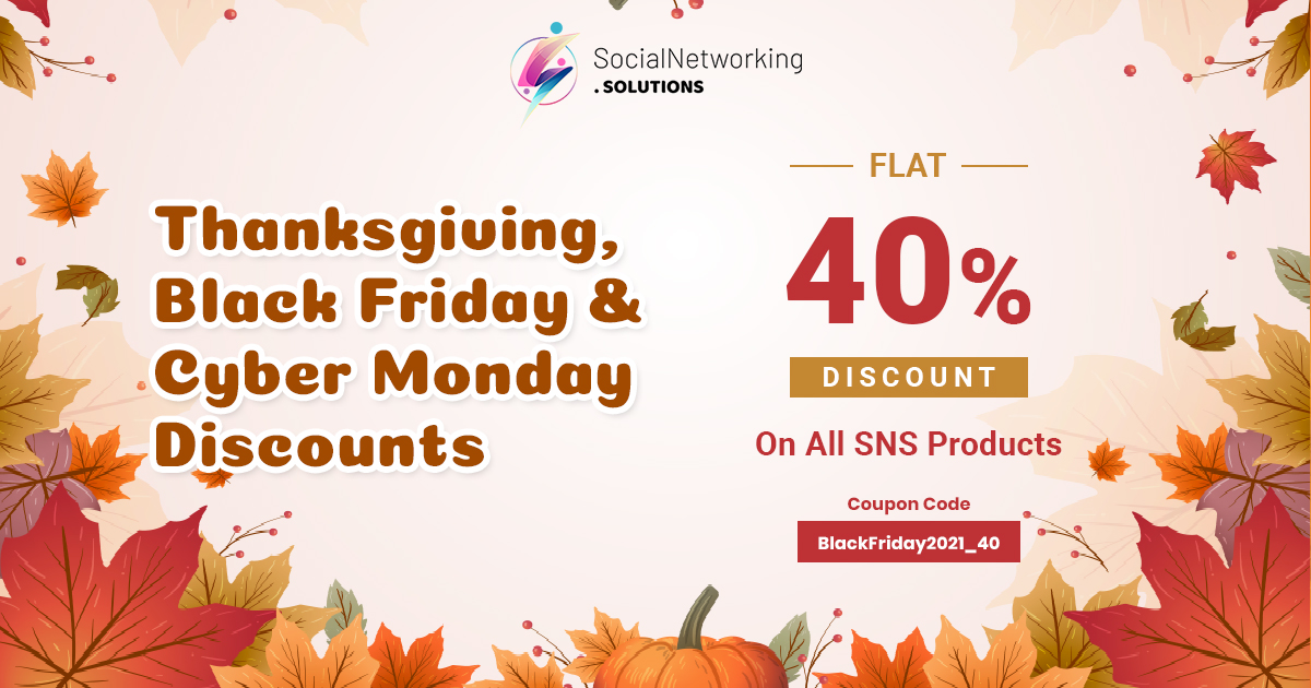 Thanksgiving, Black Friday & Cyber Monday Discounts – Celebrate with Flat 40% Off on SNS Products