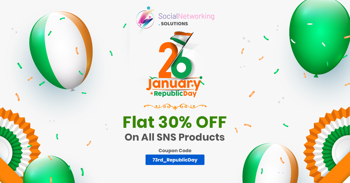 Celebrate 73rd Indian Republic Day with 30% off on All SNS Products