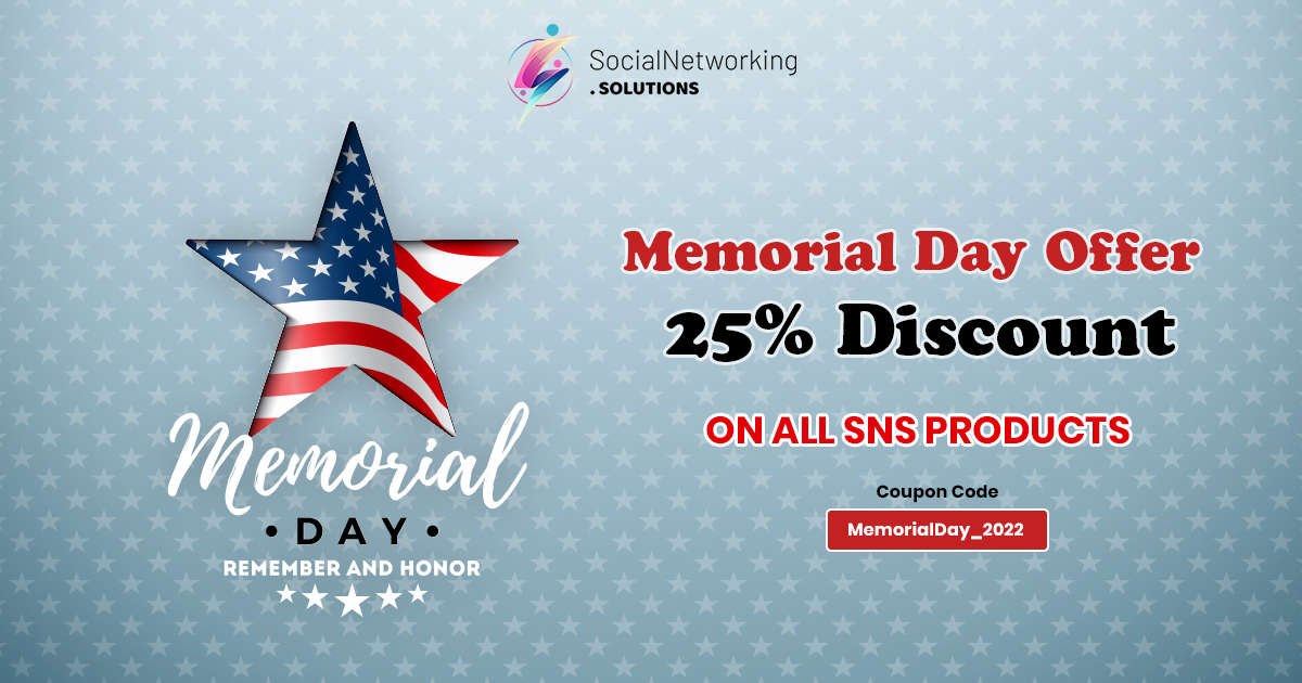 Celebrates Memorial Day with 25 Discount on Everything with