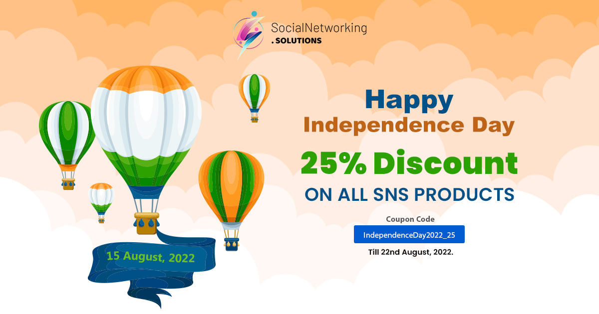 Celebrating 76th Independence Day with Flat 25% Off on All SNS Products