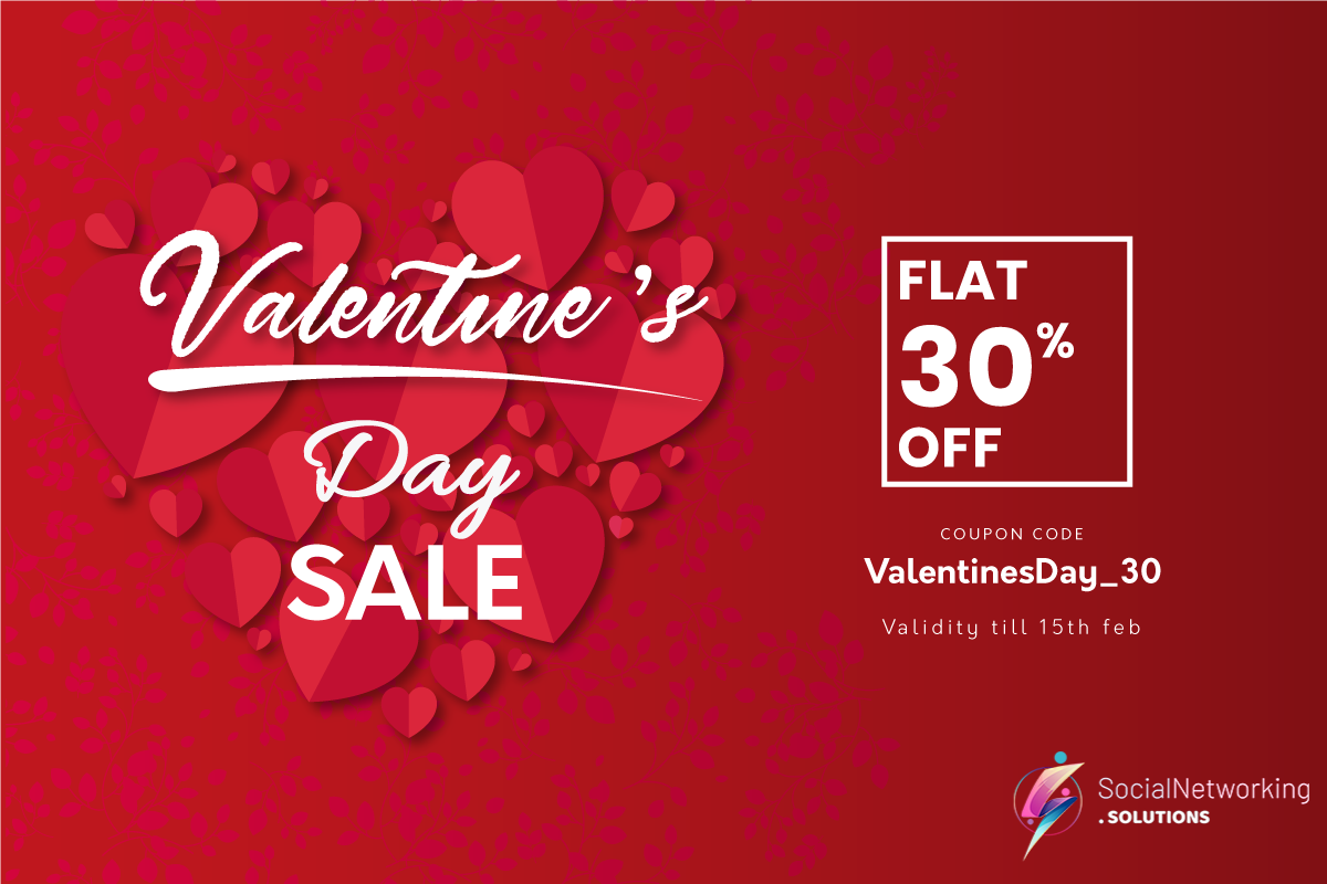 Valentine’s Day 30% Discount Including the Dating Theme and More