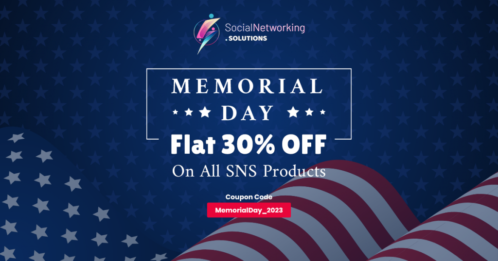 Celebrates Memorial Day with 30% Discount on Everything