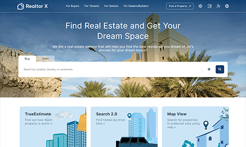 Realtor X – Smart Real Estate Listing and Property Discovery Platform