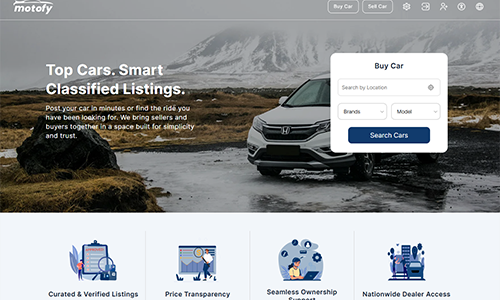 Motofy – Classified Listings Where Cars Find New Owners