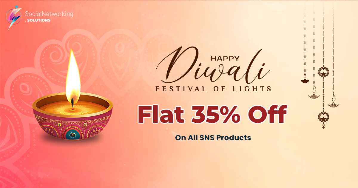 Diwali’s Biggest Price Drop: Flat 35% Off on All SocialNetworking.Solutions Products