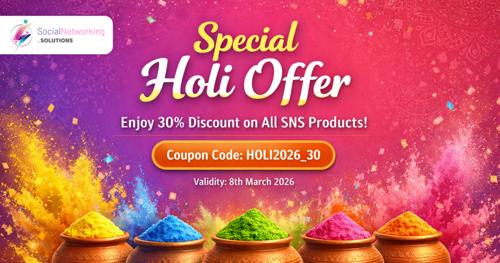 Grand Holi Celebration With Flat 30% OFF On All SNS Products
